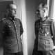 Erwin Rommel, December 1943 with Rundstedt (on the left). Rommel would be poisoned by the Gestapo after Hitler determined he was involved in the July 1944 assassinate plot. 