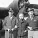 Dietrich with airmen of the 401st Bomb Group in England September 1944.