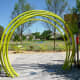 View of event lawn space when exiting children’s play area