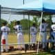 Teams playing baseball