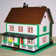 Farmhouse with full interior, workshop, even a porch swing and dog kennel