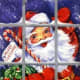 Vintage Santa graphics: a retro Santa and his candy cane