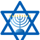 Follow the instructions in the left column to download the Hanukkah symbols