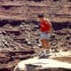 One never knows for sure just what is under those rocks in Canyonlands. National Park.