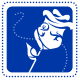Valentine clip art: Blue rose