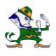 The Notre Dame Fighting Irish mascot