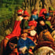 This is a photo of the original Just Judges: the mouth of John the Fearless is covered here by the fur hat of Jean Petit!