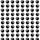 Free Halloween bats and full moon scrapbooking paper on a white background