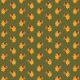 Acorn and oak leaf scrapbooking paper with avocado green background