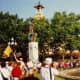 Following our guides holding the yellow flags