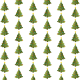 Christmas tree scrapbook paper -- white background