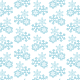 Falling snowflakes winter scrapbook paper -- white background