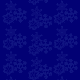 Falling snowflakes winter scrapbook paper -- blue background