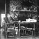 FDR at Warm Springs, stricken with polio.