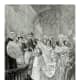 The Marriage of Queen Victoria to Prince Albert at the royal chapel in St. James, London, England on February 11, 1840