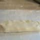 Roll the edges over mashed potato. Bake.