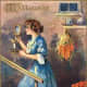 The Victorian practice of divining one's future husband with a mirror and candle, walking backwards down a flight of stairs.