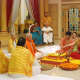 Viren and Nivedita during Maha Puja