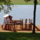 One of two play areas for small children on the banks of the lake
