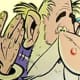 Sigmund Freud as 'Psychoanalytix' in Asterix and the Big Fight