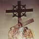Each Station of the Cross was beautifully created and displayed inside of the Loretto Chapel.