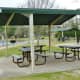 Picnic tables