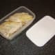 Poached chicken can be stored in a plastic container in the fridge for up to a couple of days
