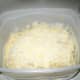 Dough Bait transferred to a storage container and a dusting of corn meal applied