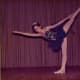 Here I am in 1973, wearing one of my favorite costumes--a royal blue tutu with sequins, and rhinestone tiara. Unfortunately, the picture has become faded and discolored over the years.