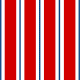 Free patriotic paper: red, white and blue wide stripes