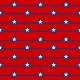 Military images: stars and bars on red background