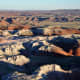  Painted Desert badlands as seen from Tawa Point in Petrified Forest National Park in northeastern Arizona