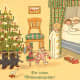 Vintage Christmas cards: antique toy soldiers and other toys