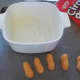Step 2 ~ Melted white chocolate and Circus Peanuts