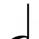 Black Half Note
