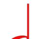 Red Half Note