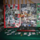 Poster boards and gambling decorations