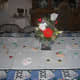 Floral arrangement on main table
