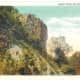 Garret Rock, Paterson, N.J. The back reads: Garret Rock is a familiar landmark in the Garrett Mountain Reservation of The Passaic County Park System. The Reservation consists of 600 acres maintained by The Passaic County Park Commison.The postcard wa