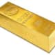 A gold bar measures 7 inches x 3 and 5/8 inches x 1 and 3/4 inches, and weighs ~27.5 pounds. They were mailed to the Depository by train.