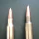.308 Winchester (left) 7.5x55mm Swiss (right)