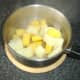 Veg are left to steam and dry out before being mashed