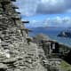 The monastery of Skellig Michael sat on a rocky island far out at sea. 