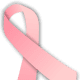 Pink ribbon, The symbol of breast cancer awareness.
