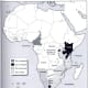 Range or distribution of black rhino