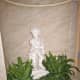 The statue located on the stairs.