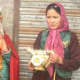 The Mother dressed up in traditional attire during Gochi festival