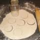 Cutting pastry lids for puff pastry mini pies