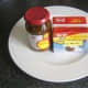 Bargain mincemeat and rum sauce