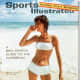 Sports Illustrated Magazine Cover for the Swim Suit Issue with white bikini